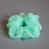 Mint Green Organdy Scrunchie