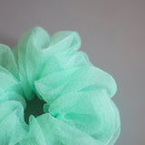 Mint Green Organdy Scrunchie