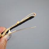 Straw Ribbon Hairclip