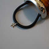 Double Silver Brown Ring Pony