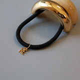 Double Gold Beige Ring Pony