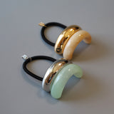 Double Gold Beige Ring Pony