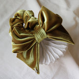 Royal Gold Ribbon Scrunchie