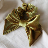 Royal Gold Ribbon Scrunchie