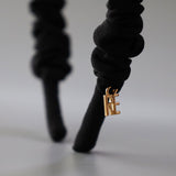 Gather Headband Silk Black