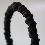 Gather Headband Silk Black