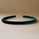 Tight Headband Velour Green