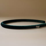 Tight Headband Velour Green