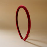 Tight Headband Velor Red