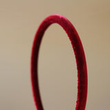 Tight Headband Velor Red