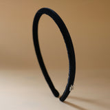 Tight Headband Velour Black