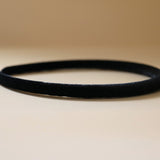 Tight Headband Velour Black