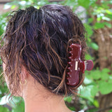 Ruby Wine Gloss Hair Clip