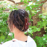 Ruby Wine Gloss Hair Clip