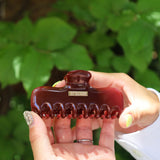 Ruby Wine Gloss Hair Clip