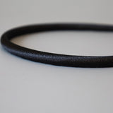 Shiny Black Tight Headband No Studs