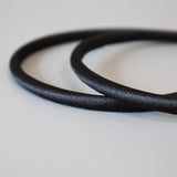 Shiny Black Tight Headband No Studs