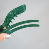 Kelly Green Gloss Bar Hair Clip