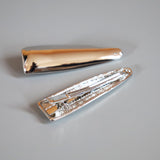 Metal SIlver Hair Clip(2pcs)