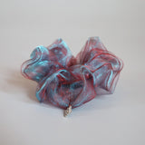 Aurora Blue Mini Scrunchie