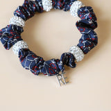 Silk Studs Pony Navy Red