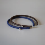 Greige Suede Tight Headband No Studs