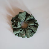 Raffle Olive Khaki Scrunchie