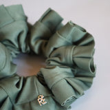 Raffle Olive Khaki Scrunchie
