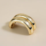 Double Gold Metal Ring Pony