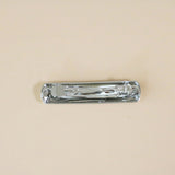 Silver Metal Square Barrette