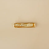 Gold Metal Square Barrette