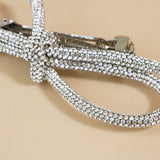 Crystal Rope Ribbon Barrette