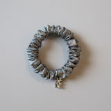 Silver Metal Hair Pony