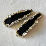 Hair Pin Black Gold