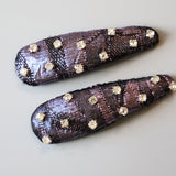 Purple Metal Hair Pin