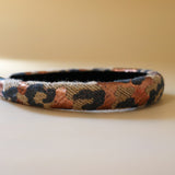 Slender Headband Brown Leopard No Studs