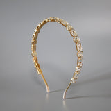 Gold Clear Studs Headband