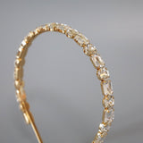 Gold Clear Studs Headband