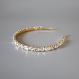 Gold Clear Studs Headband