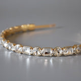 Gold Clear Studs Headband