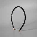 Black Crystal Headband