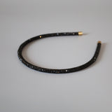 Black Crystal Headband