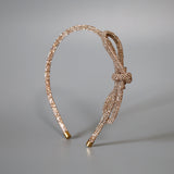 Pink Crystal Ribbon Headband