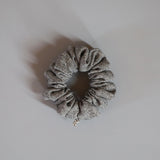 Herringbone Grey Mini Scrunchie