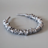 Gather Headband Silver Grey