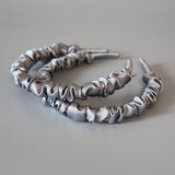 Gather Headband Silver Grey