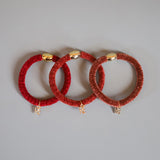 Daily Hair Pony Set Red（3pcs）