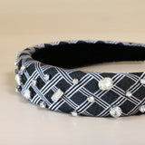 OG Headband Black Silver Silver