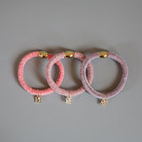 Daily Hair Pony Set Lovely Pink（3pcs）