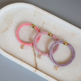 Daily Hair Pony Set Lovely Pink（3pcs）